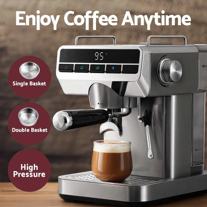 Devanti K7 Cordless Stick Vacuum Cleaner plus Coffee Maker Machine Espresso - Image 4