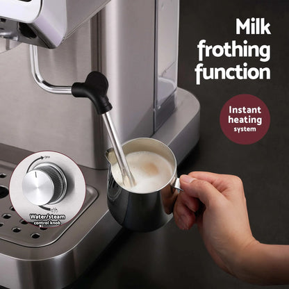 Devanti K7 Cordless Stick Vacuum Cleaner plus Coffee Maker Machine Espresso - Image 5