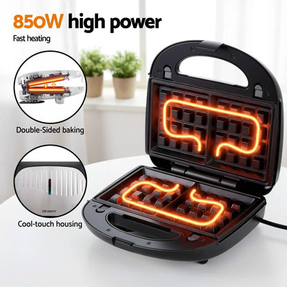 Devanti K7 Cordless Stick Vacuum Cleaner plus 3-in-1 Sandwich Maker - Image 5