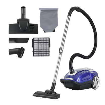 DEVANTI Bagged Vacuum Cleaner Powerful Suction for Carpet Wood Tile Floor - Image 9