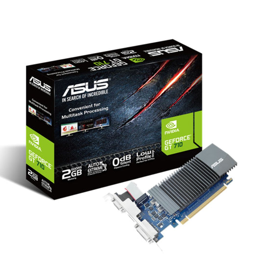 ASUS nVidia GeForce GT710-SL-2GD5-BRK-EVO 2GB GDDR5 EVO low-profile graphics card for silent HTPC...