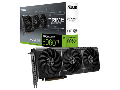 ASUS nVidia GeForce DUAL-RTX5060TI-O8G RTX 5060 Ti 8GB GDDR7 OC Edition 2602MHz Boost Clock, RAM...