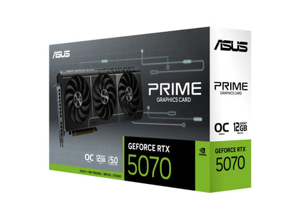 ASUS nVidia GeForce PRIME-RTX5070-O12G RTX 5070 12GB GDDR7 OC Edition 2557MHz Boost Clock, RAM 28... - Image 2