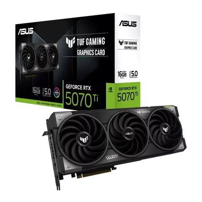 ASUS nVidia GeForce TUF RTX™ 5070 Ti 16 GB Gaming, GDDR7, 256-bit, PCIe 5.0, 2482MHz, 8960 CUDA,...