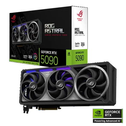 ASUS ROG Astral GeForce RTX™ 5090 32GB, GDDR7, NVIDIA®, 21760 CUDA, 512-bit, PCIe 5.0, HDMI 2.1b,...