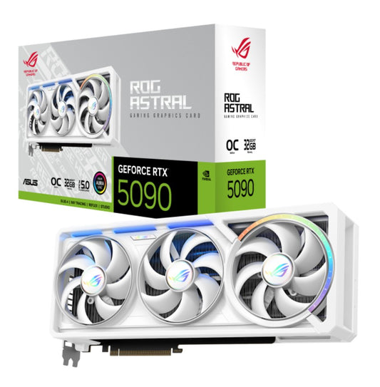 ASUS nVidia GeForce ROG-Astral-RTX-5090-32GB GDDR7 WH OC Edition 2580 MHz Boost clock 28Gbps 512...
