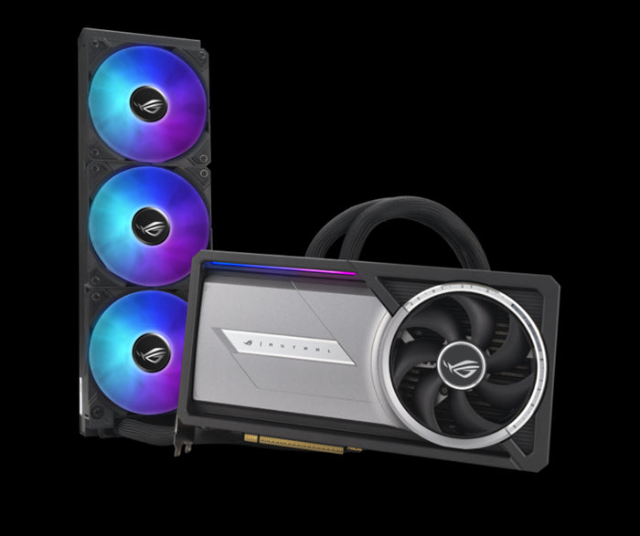 ASUS nVidia GeForce ROG-ASTRAL-LC-RTX5090-O32G-GAMING 32GB GDDR7 2580MHz Boost 28Gbps 512-bit Dig...