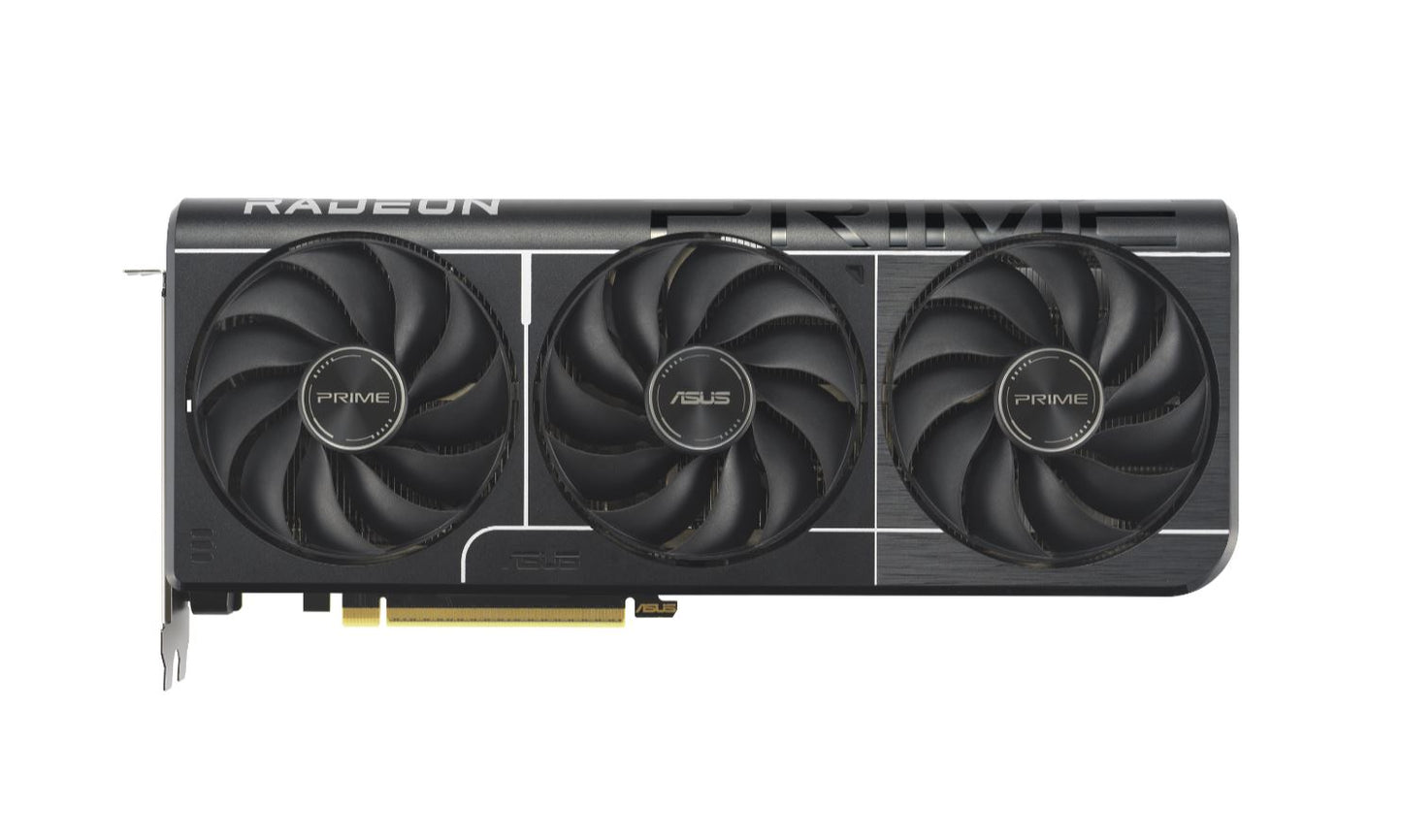 ASUS AMD Radeon PRIME-RX9060XT-O8G RX 9060 XT OC Edition, 8G GDDR6 128-bit, 2.5 Slot, Axial-Tech... - Image 2