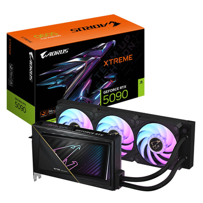 Gigabyte AORUS GeForce RTX™ 5090 XTREME WATERFORCE 32G, 2655 MHz , CUDA 21760, 28 Gbps, GDDR7, 51...