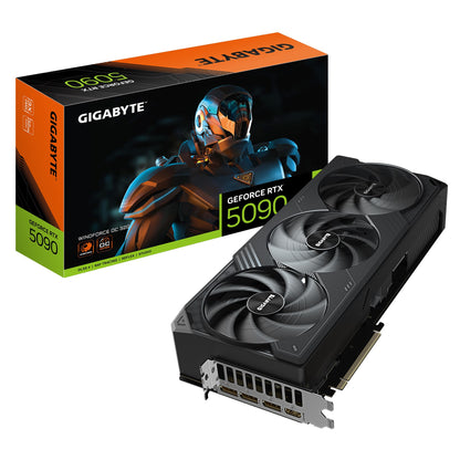 Gigabyte GeForce RTX™ 5090 WINDFORCE OC 32G, 2467 MHz, CUDA 21760, 28 Gbps, GDDR7, 512 bit, PCI-E...