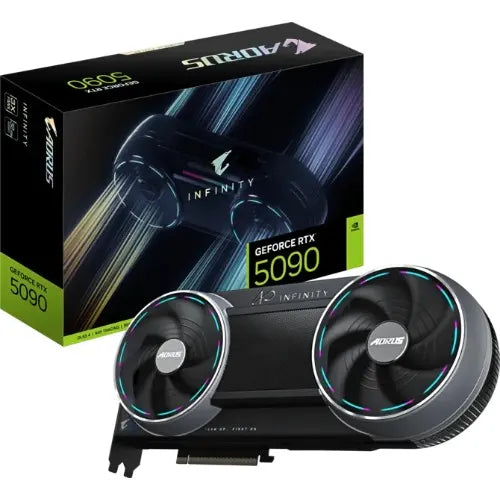 Gigabyte AORUS GeForce RTX™ 5090 INFINITY 32G, 2655 MHz, CUDA 21760, 28 Gbps, GDDR7, 512 bit, PCI...