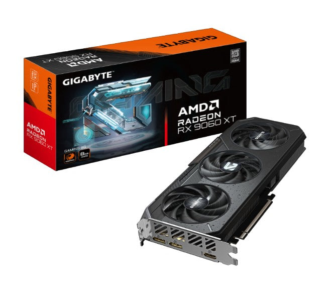 Gigabyte Radeon™ RX 9060 XT GAMING 8GB, 20 Gbps, 128 bit, PCI-E 5.0, DirectX 12 API, PSU 450W, Di...