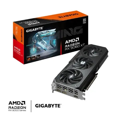 Gigabyte GV-R9060XTGAMING OC-16GD, Radeon™ RX 9060 XT, 16GB, GDDR6, PCI-E 5.0, ATX, HDMI 2.1b *2...