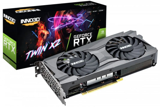 INNO3D nVidia GeForce RTX 3060 TWIN X2 12G GDDR6, 1777MHz Boost Clock, RAM 15Gbps, 3xDP. 1xHDMI,...