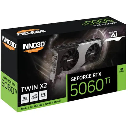 INNO3D nVidia GeForce RTX 5060 Ti TWIN X2 8GB GDDR7,  2572MHz Boost Clock, RAM 28Gbps, 3xDP, 1xHD... - Image 2