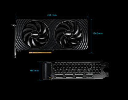 PALIT RTX5050 DUAL 8GB GDDR6 128bit 3-DP HDMI NE65050019P1-GB2070D - Video/Graphics Cards - Image 2