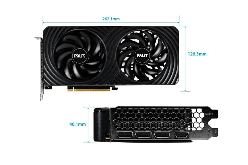 PALIT RTX5050 DUAL 8GB GDDR6 128bit 3-DP HDMI NE65050019P1-GB2070D - Video/Graphics Cards - Image 2