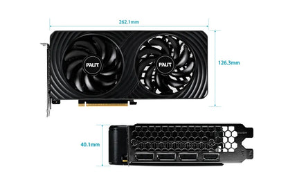 PALIT RTX5050 DUAL 8GB GDDR6 128bit 3-DP HDMI NE65050019P1-GB2070D - Video/Graphics Cards - Image 2
