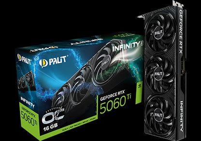 PALIT RTX5060Ti INFINITY 3 16GB GDDR7 128bit 3-DP HDMI NE7506T019T1-GB2061S - Video/Graphics Cards