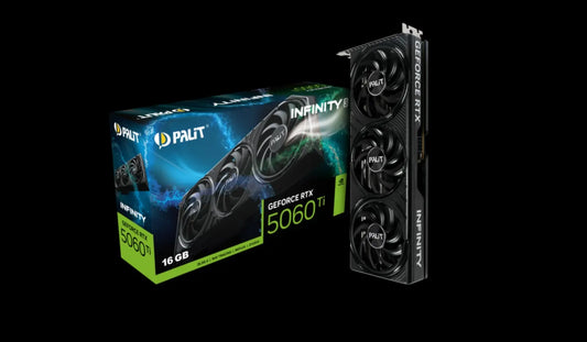 PALIT RTX5060Ti INFINITY 3 16GB GDDR7 128bit 3-DP HDMI NE7506T019T1-GB2061S - Video/Graphics Cards