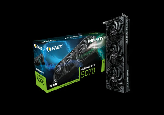 PALIT RTX5070 INFINITY 3 12GB GDDR7 192bit 3-DP HDMI NE75070019K9-GB2050S - Video/Graphics Cards