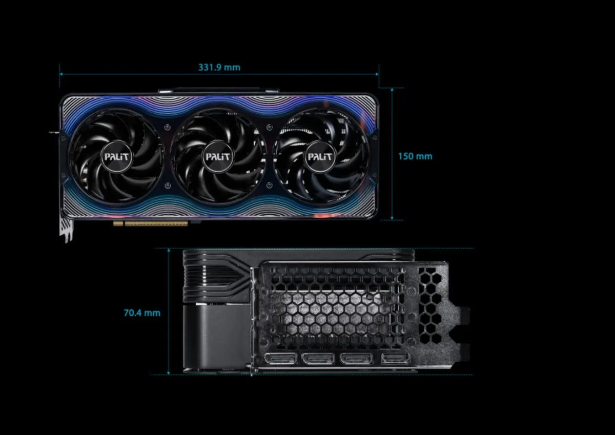 PALIT RTX5090 GAMEROCK OC 32GB GDDR7 512bit 3-DP HDMI ARGB NE75090S19R5-GB2020G - Video/Graphics... - Image 2