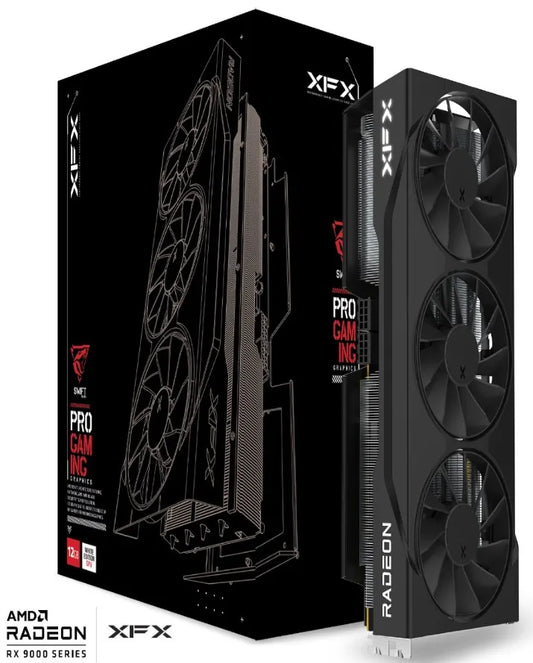 XFX Swift AMD Radeon RX 9070GRE Triple Fan Gaming Edition with 12GB GDDR6 HDMI 3xDP, AMD RDNA™ 4...