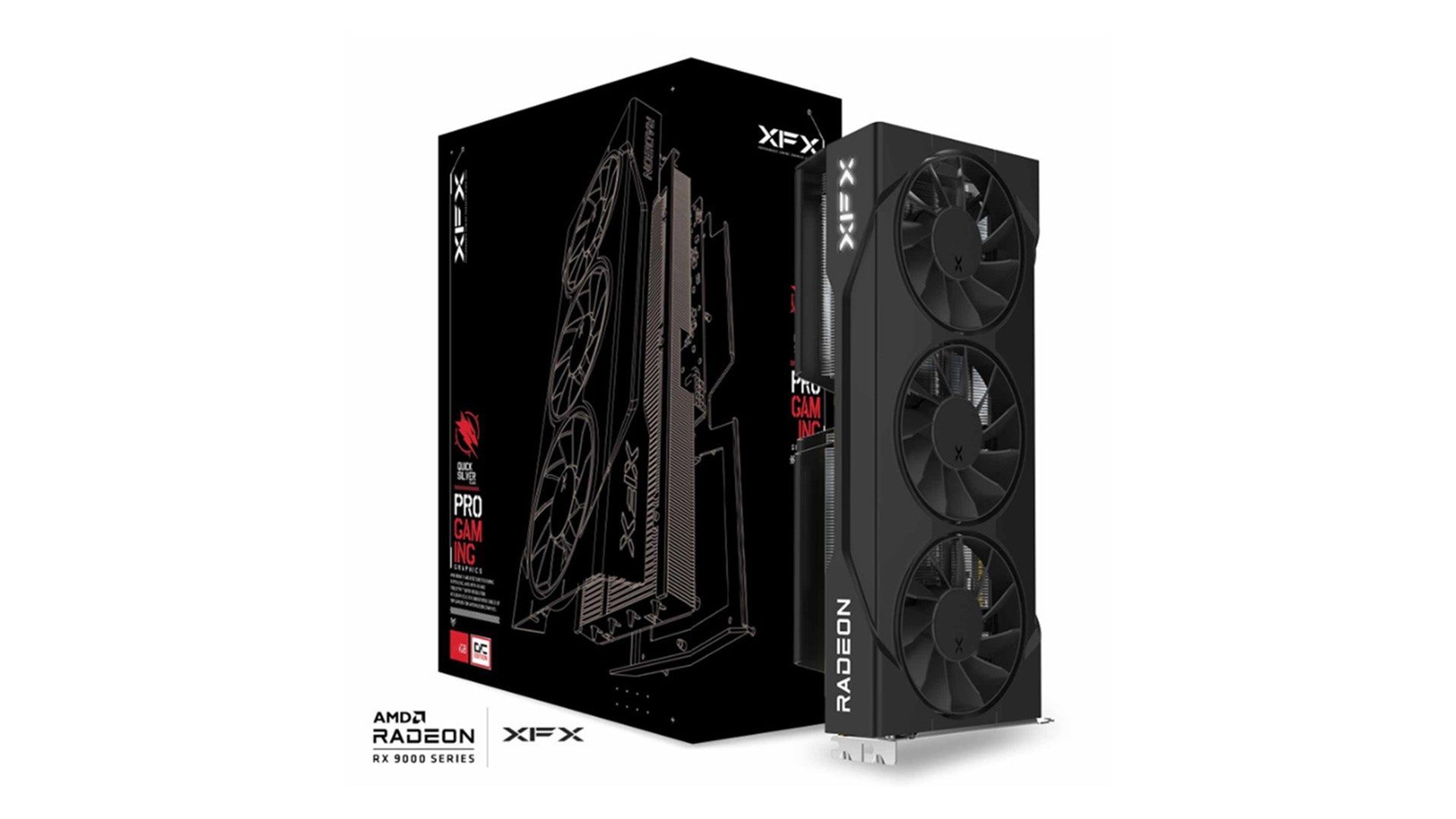 XFX Swift AMD Radeon RX 9060XT OC Triple Fan Gaming Edition with 16GB GDDR6 HDMI 2xDP, AMD RDNA™...