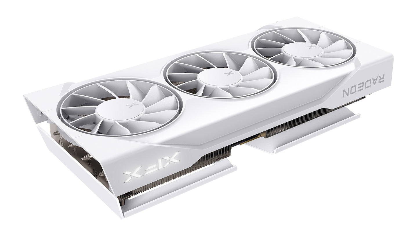 XFX Swift AMD Radeon RX 9060XT OC White Triple Fan Gaming Edition with 16GB GDDR6 HDMI 2xDP, AMD... - Image 4