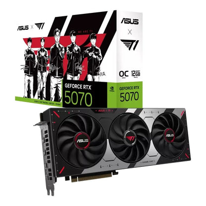 ASUS nVidia T1 GeForce RTX™ 5070 12GB GDDR7 OC Edition, 988 TOPs, 6144 CUDA, 28Gbps, 192-bit, PCI...