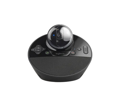 Logitech BCC950 Conference Camera - Webcam, speakerphone, remote for groups of 1-4 people - Web Cams