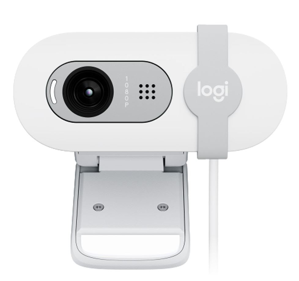 Logitech Brio 100 Full HD 1080p webcam with auto-light balance, integrated privacy shutter, and b... - Image 2