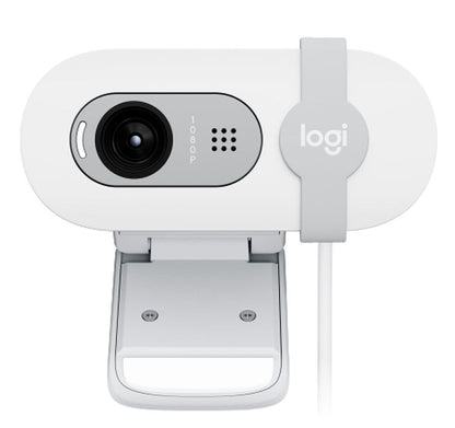 Logitech Brio 100 Full HD 1080p webcam with auto-light balance, integrated privacy shutter, and b... - Image 2