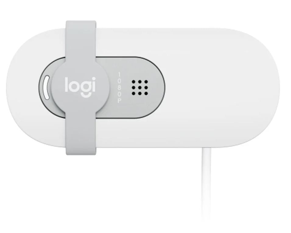 Logitech Brio 100 Full HD 1080p webcam with auto-light balance, integrated privacy shutter, and b... - Image 3
