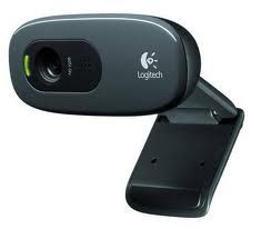 Logitech C270 3MP HD Webcam 720p/30fps, Widescreen Video Calling, Light Correc, Noise-Reduced Mic...