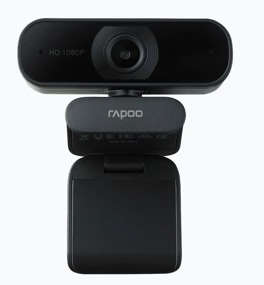 RAPOO C260 Webcam FHD 1080P/HD720P, USB 2.0, 95 degrees Wide Angle, Autofocus, Noise cancelling M...