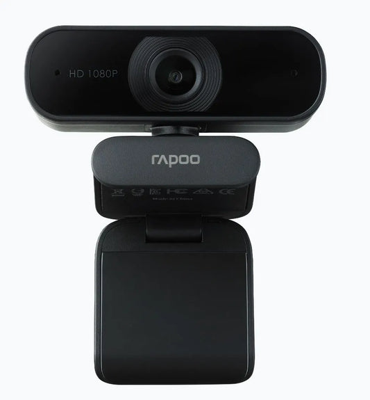 RAPOO C260 Webcam FHD 1080P/HD720P, USB 2.0, 95 degrees Wide Angle, Autofocus, Noise cancelling M...