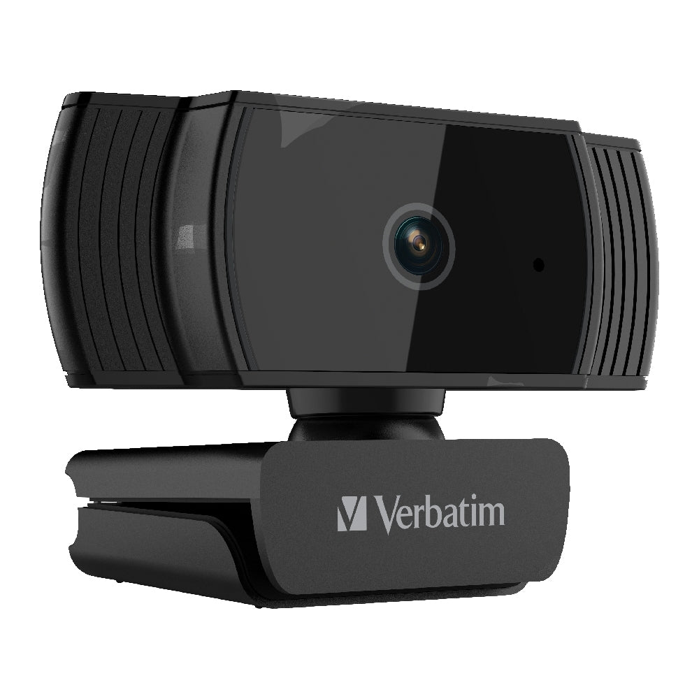 Verbatim Webcam Full HD 1080P with Auto Focus - Black - Web Cams - Image 4