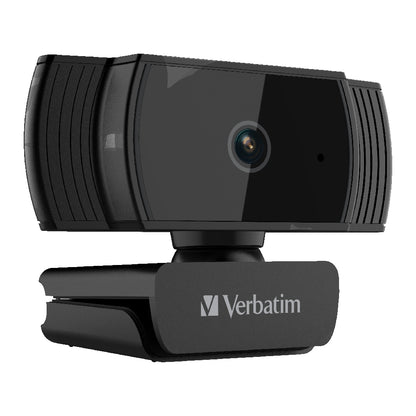 Verbatim Webcam Full HD 1080P with Auto Focus - Black - Web Cams - Image 4