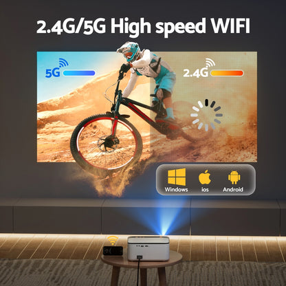 Devanti Video Project 4K 1080P Android 5G Wifi Home Cinema - Image 6