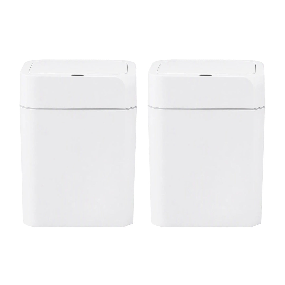 Artiss Rubbish Bin 12L 2-Pack Sensor Kitchen Automatic Motion Touchless White - Image 4