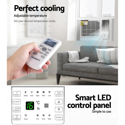 Devanti Window Air Conditioner 2.7kW - Image 5