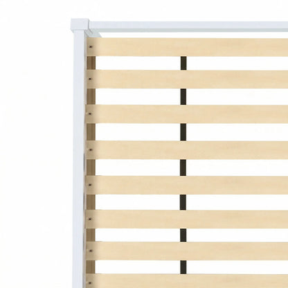 Artiss Bed Frame King Single Size Wooden White JADE - Image 5