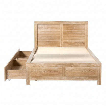 Artiss King Single Size Bed Frame with 2 Drawers Bedroom Furniture - Image 4