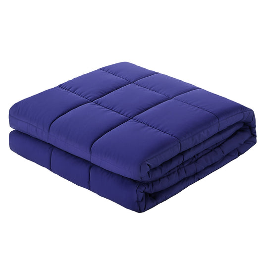 Giselle Bedding Weighted Blanket 11KG Kids Adults Heavy Gravity Relax Calm Blue