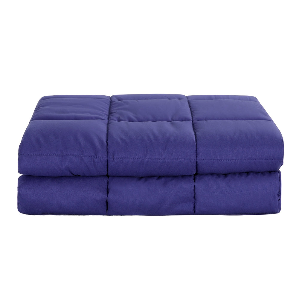 Giselle Bedding Weighted Blanket 11KG Kids Adults Heavy Gravity Relax Calm Blue - Image 3