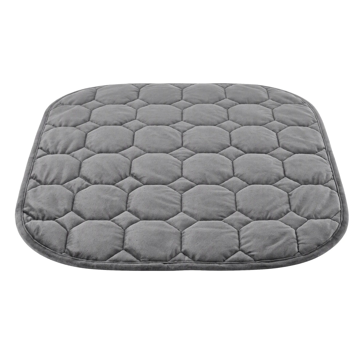 Giselle Weighted Lap Blanket 3.2KG Grey Crystal Velvet Quilted Glass Bead Fill for Sofa Office - Image 9