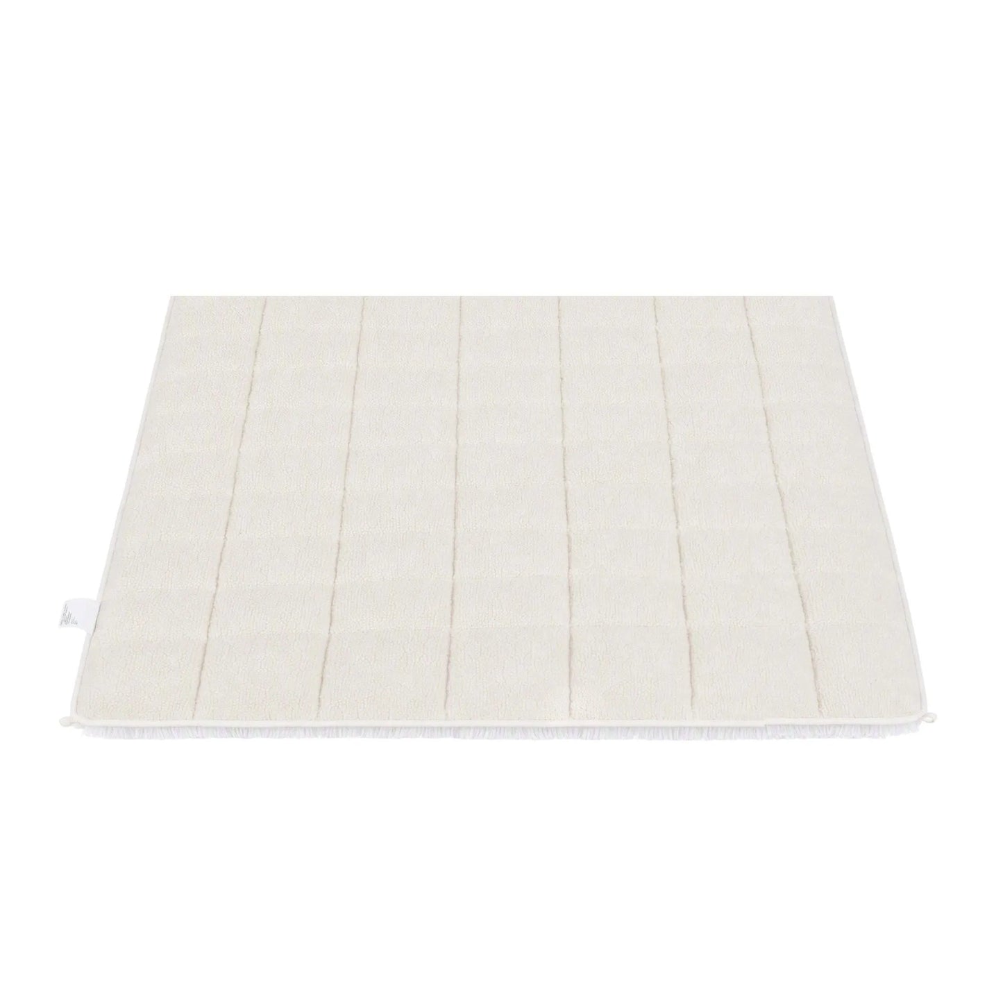 Giselle Faux Fur Weighted Blanket 2 Sided Long Pile Sherpa Reverse Cream 5.5KG 120 x 180cm  - Image 9