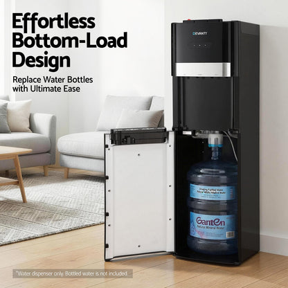 Devanti 3 Taps Water Cooler Dispenser Bottom Loading Dispenser Chiller Filter Purifier - Image 5