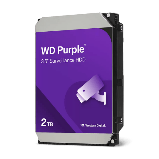 Western digital WD Purple 2TB 5400RPM 64MB 3.5" HDD - Hard Disk Drives - 3.5in